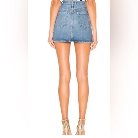 Frame denim le mini distressed skirt sz 30 - Picture 6 of 9